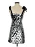 Altar'd State 100% Polyester Argyle Silver Cocktail Dress Size S - photo 2