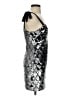 Altar'd State 100% Polyester Argyle Silver Cocktail Dress Size S - photo 4