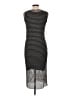 Pete Graphic Black Cocktail Dress Size L - photo 2