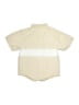 Guess 100% Cotton Stripes Ivory Short Sleeve Button-Down Shirt Size XL (youth) - photo 2