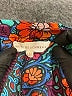 Next 100% Modal Paisley Blue Shorts Size 10 - photo 3
