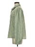 Have 100% Polyester Print Green Long Sleeve Blouse Size M - photo 5