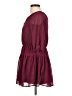 Ella Moss 100% Polyester Solid Burgundy Casual Dress Size 12 - photo 5