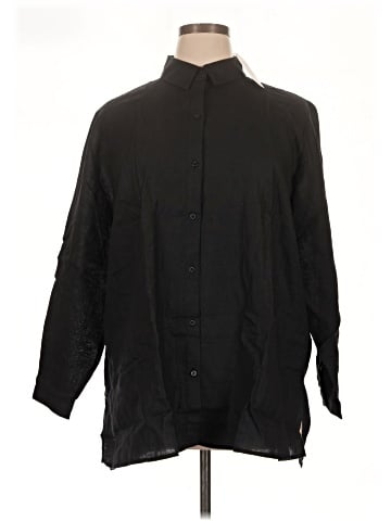 Eileen Fisher 3/4 Sleeve Button-Down Shirt (view 1)