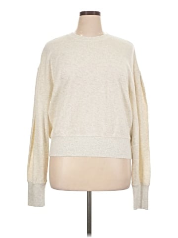 Madewell Double-Faced Puff-Sleeve Sweatshirt (view 1)