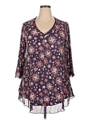 Style&Co 3/4 Sleeve Blouse (view 1)