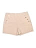 White House Black Market Solid Tan Shorts Size 14 - photo 1