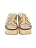 Sam Edelman 100% Leather Gold Wedges Size 11 - photo 2