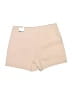 White House Black Market Solid Tan Shorts Size 14 - photo 2