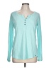 Ruff Hewn Teal Long Sleeve Top Size L - photo 1