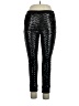 Trouve 100% Polyester Metallic Black Active Pants Size M - photo 1