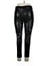 Trouve 100% Polyester Metallic Black Active Pants Size M - photo 2