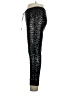 Trouve 100% Polyester Metallic Black Active Pants Size M - photo 5
