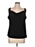 Covington Solid Black Sleeveless Top Size L - photo 1