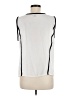 Halogen 100% Polyester White Sleeveless Blouse Size M - photo 2