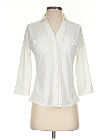 J. McLaughlin 3/4 Sleeve Button-Down Shirt (view 1)