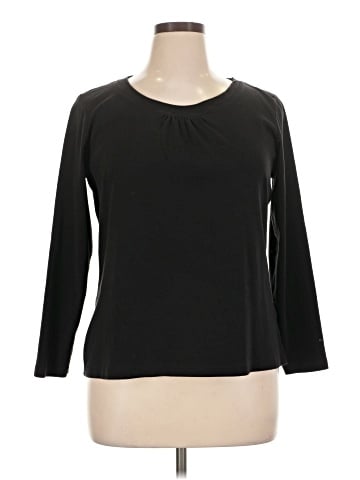 Christopher & Banks 3/4 Sleeve T-Shirt (view 1)