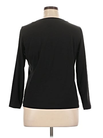 Christopher & Banks 3/4 Sleeve T-Shirt (view 2)