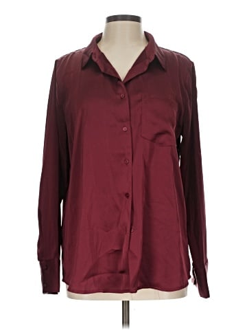 Aqua Long Sleeve Blouse (view 1)