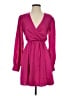 Express Chevron-herringbone Pink Cocktail Dress Size XS - photo 1