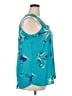 Apt. 9 100% Polyester Teal Sleeveless Blouse Size XXL - photo 4