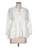 Altar'd State 100% Cotton White 3/4 Sleeve Blouse Size L - photo 1