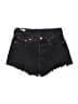 Levi's 100% Cotton Hearts Black Denim Shorts Size 28 waist - photo 1