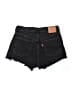 Levi's 100% Cotton Hearts Black Denim Shorts Size 28 waist - photo 2