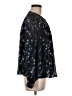 Aqua 100% Polyester Floral Black Long Sleeve Blouse Size M - photo 4