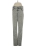 Express Jeans Chevron-herringbone Gray Jeans Size 4 - photo 1