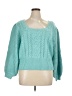 Venus Teal Pullover Sweater Size 1X - photo 1