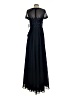 Xscape Blue Black Cocktail Dress Size 4 - photo 2