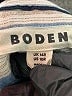 Boden Stripes Blue 3/4 Sleeve Button-Down Shirt Size 10 - photo 7