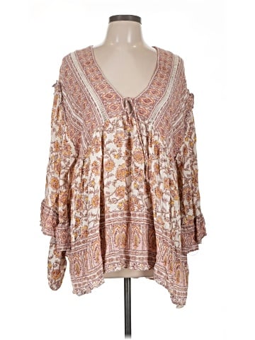 Free People 3/4 Sleeve Blouse (view 1)