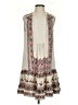 BCBGMAXAZRIA 100% Polyester Paisley Ivory Casual Dress Size XS - photo 1