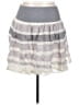 Gap Stripes Gray Casual Skirt Size 18 - photo 1