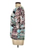 Cable & Gauge Print Teal Pullover Sweater Size L - photo 5