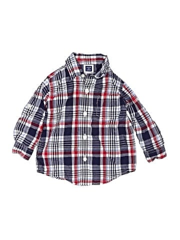 Janie and Jack Long Sleeve Button-Down Shirt (view 1)