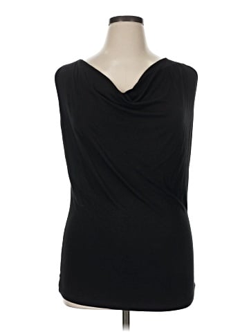 August Silk Sleeveless T-Shirt (view 1)
