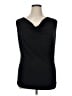 August Silk Black Sleeveless T-Shirt Size XL - photo 1
