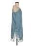 Free People 100% Polyester Polka Dots Blue Casual Dress Size 2 - photo 4