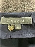 Gracia 100% Polyester Black Long Sleeve Blouse Size M - photo 7