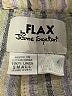 Flax 100% Linen Stripes Ivory Linen Pants Size 6 (S) - photo 7
