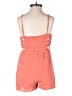 Illa Illa 100% Rayon Solid Orange Romper Size M - photo 2