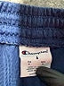 Champion 100% Polyester Graphic Blue Athletic Shorts Size 6 - photo 3