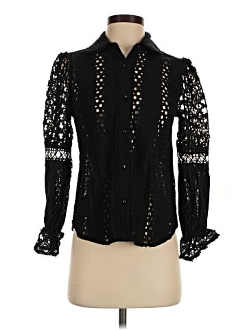 Ultra Pink Long Sleeve Blouse (view 1)