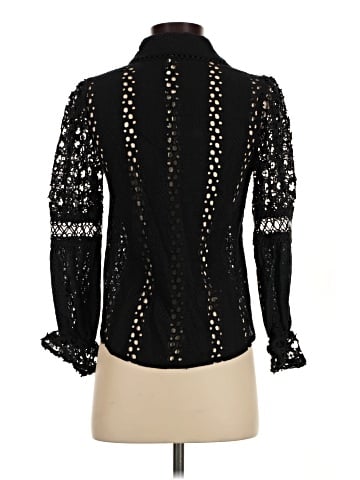 Ultra Pink Long Sleeve Blouse (view 2)