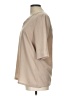 Harper and Gray 100% Polyester Tan Short Sleeve Blouse Size L - photo 5