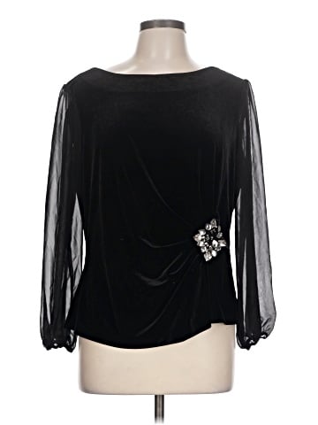 Alex Evenings Long Sleeve Blouse (view 1)