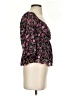 Mi ami 100% Polyester Black 3/4 Sleeve Blouse Size S - photo 4